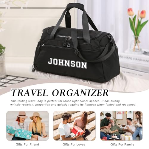 Personalized Duffel Bag with Wet/Dry Separation