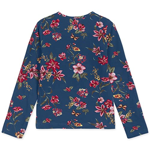 Blusa protective, Marisol, Meninas, Azul floral, 8