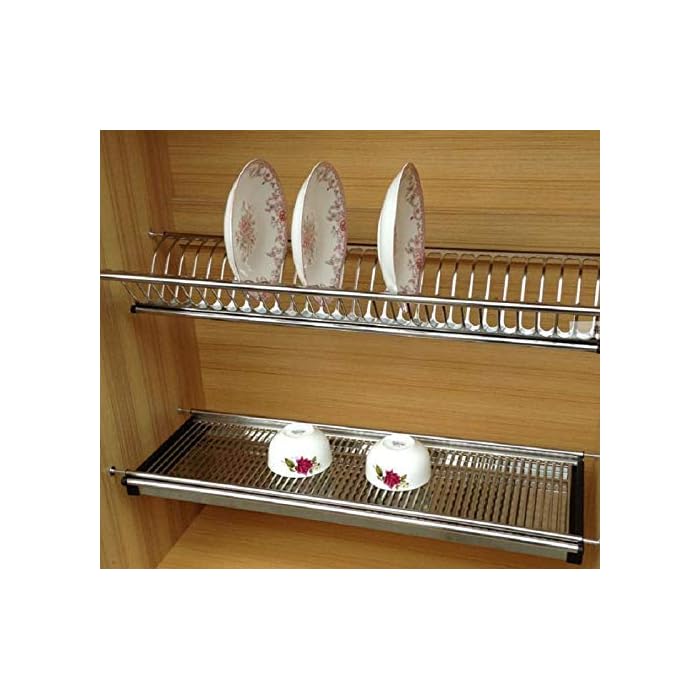 Buy DBR Stainless Steel Dish Plate Rack Drainer GTPT for Kitchen