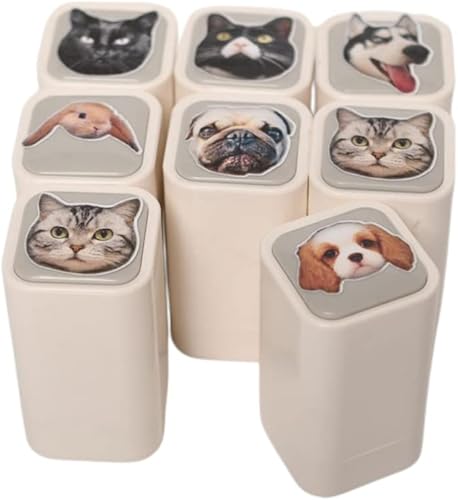 Miniatura 8 de Sello de retrato de mascota hecho a medida, sello personalizado para mascotas, idea de regalo, amante de los animales, sello de tinta personalizado