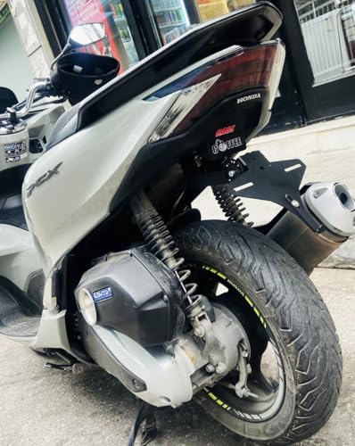 Support de plaque PCX 150 multiposition pour un style urbain épuré en ville