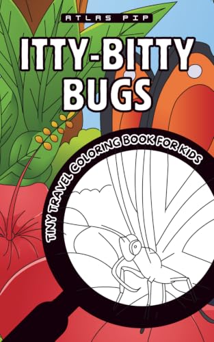 ITTY-BITTY BUGS Tiny Travel Coloring Book for Kids: a Fun On-the-Go Activity to Keep Little Hands Busy in Restaurants, Planes & Waiting Rooms image 2