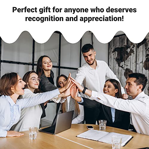 Trophy Award Made Of Crystal Glass - Large Award Trophy 15'' Tall - Appreciation Award Gift For Friends Or Employees - Easy To Customize - Ideal Prize For Competitions - Comes In Elegant Gift Box #TOP5