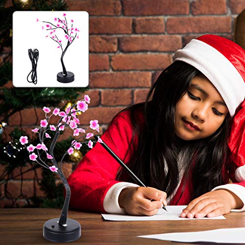 Lampe de nuit LED fleur décorative de chevet USB et pile