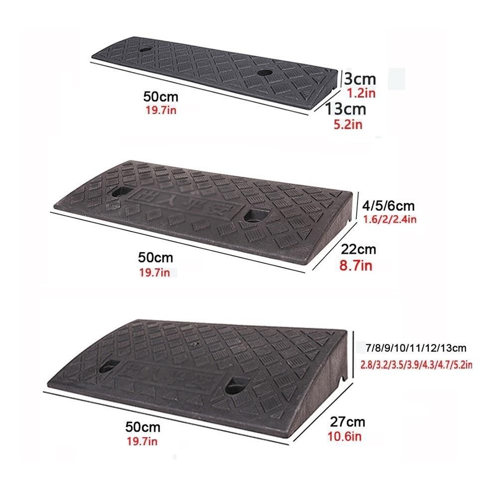 Rampa Per Soglia 3 5 6 9 13cm 15cm Rampa Di Plastica Portatili