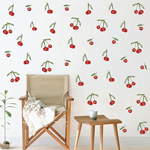 Bamsod Vinilo Decorativo Removible de Frutas en Cereza miniatura 1