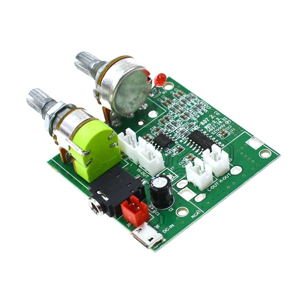 DC 5V 20W 2.1 Dual Channel Class D Audio Amplifier 3D Surround Stereo Digital Power Amplifier Board AMP Module