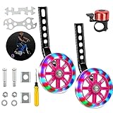 Ruedines,Ruedas de Apoyo Bicicletas Infantil,Bicicleta Infantil Ruedines,Ruedines Bicicleta,Bicicleta Estabilizador Ruedas,Estabilizador de Bicicleta,Ruedas de Entrenamiento para Bicicleta (púrpura)