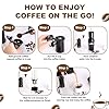 Besmall coffee cup FA-G309370 Cold Brew Coffee Maker Coffee Cold Brew set med filterkapselkopp, kaffesked och rengöringsborste #3