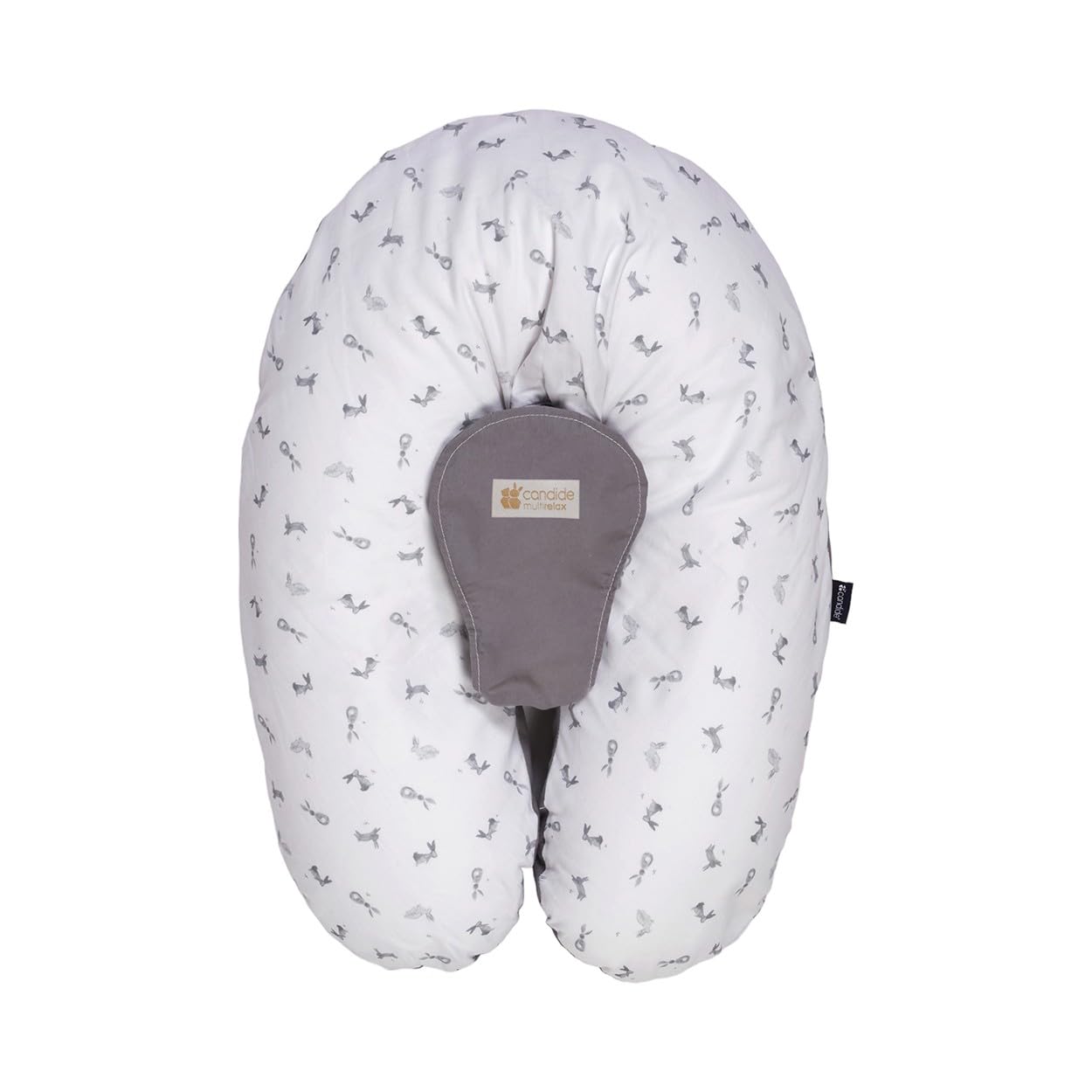 Candide Coussin d'allaitement et de Grossesse 3en1 Multirelax Lapins