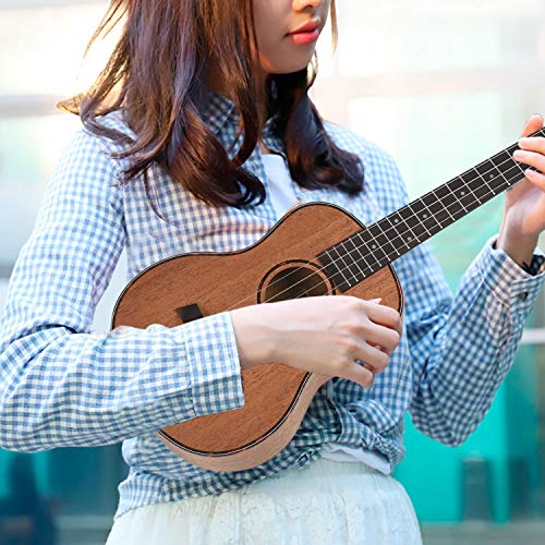 Veizao Ténor Acoustique Électrique Ukulélé 26 Pouce Guitare de Voyage 4 Cordes En Bois Acajou Instrument de Musique - Les Beatles, Paul McCartney, John Lennon, RIngo Starr, George Harrison Veizao Ténor Acoustique Électrique Ukulélé 26 Pouce Guitare de Voyage 4 Cordes En Bois Acajou Instrument de Musique – Image 8