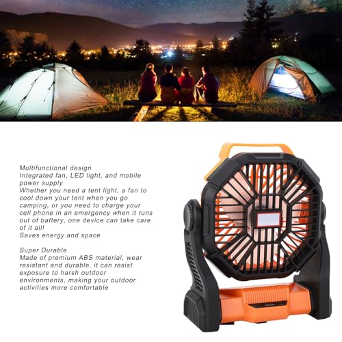 Ventilateur de camping extérieur portable pour réguler la chaleur