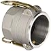 PT Coupling DFH Series 30DFH Aluminum Cam and Groove Hose Fitting, Coupler with EPDM NH Thread Gasket and Buna N Cam Gasket, Brass (HB) Cam Arms, 3" Coupler x Female Fire Hose (NH)