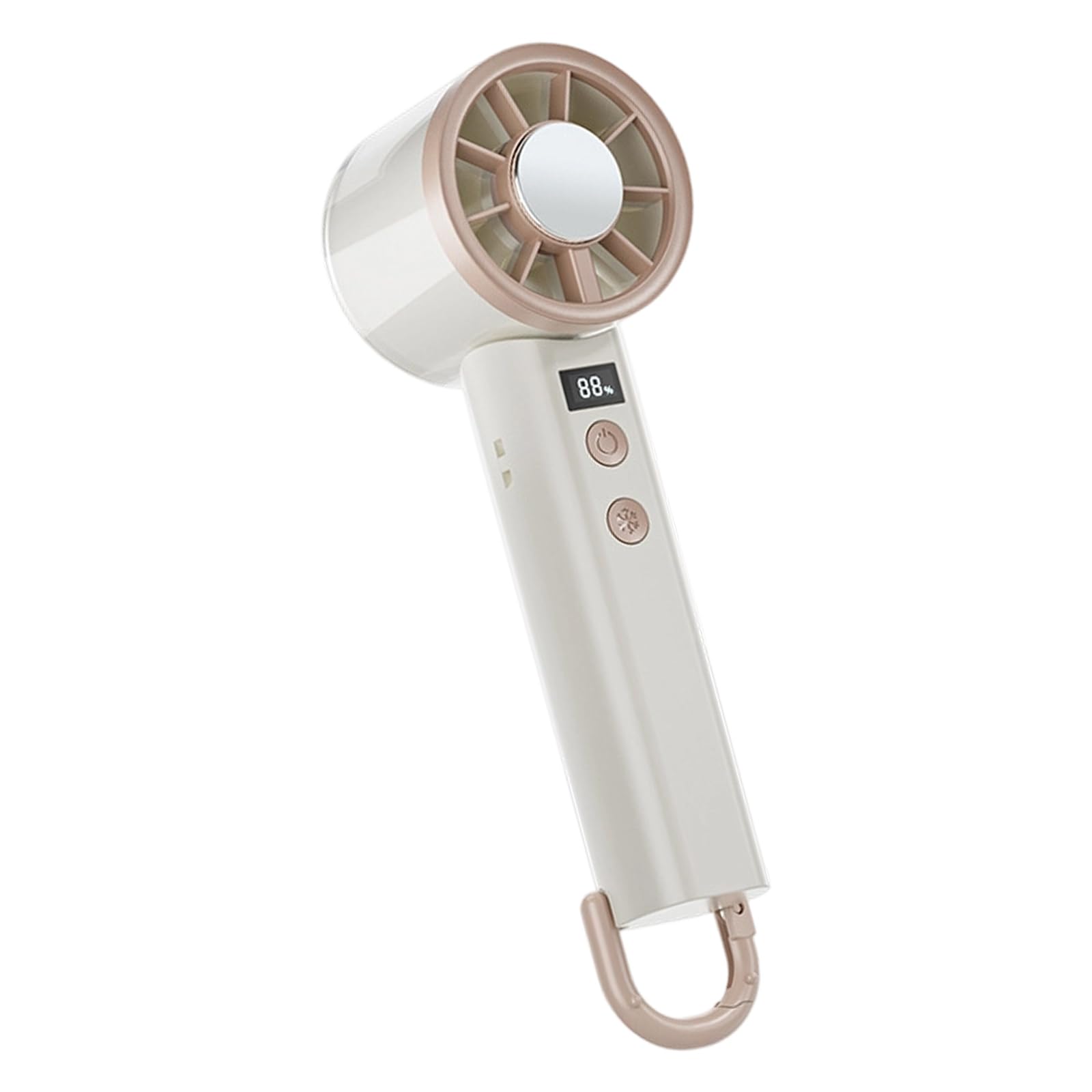 Kaeltsyn Speed Ice Compress Fan with 199 Speed Settings USB Charged for Camping Offices Folding Refrigeration Small Fan
