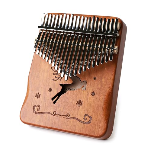 Piano de pulgar de 21 teclas con diseño ergonómico que ofrece notas claras y cómoda estructura