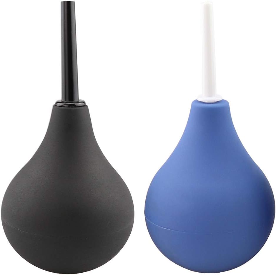 SUPVOX 224ml Ear Syringe Bulb Ear Suction Sucker Squeeze Ball Size L (Black) : Health & Household