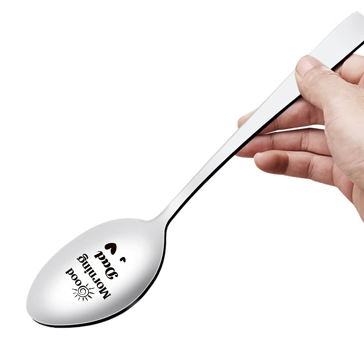 Cuillère à Soupe Gravée 'Cuillère à Soupe De Papa' - Acier Inoxydable 304 - 16,7 Cm - Cadeau Fête Des Pères, Anniversaire