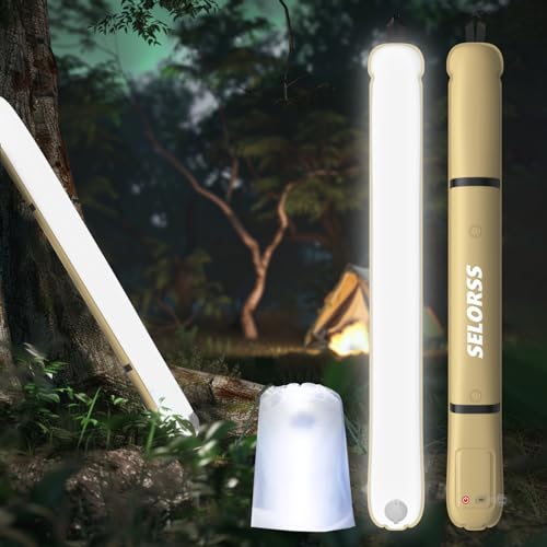 Barre lumineuse portable camping étanche pour illuminer vos soirées sous la tente