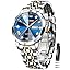 Blue Dial/Mens Gold and Silver Watch