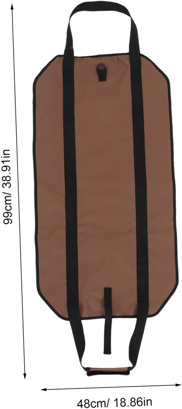 Kichvoe Fire Log Carrier Bag, Oxford Cloth Tote with Handles
