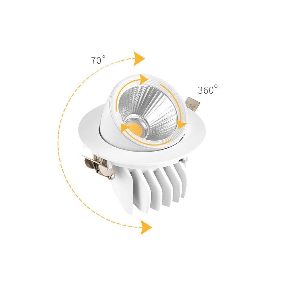 Luz de trabalho LED luz de teto COB holofote 360 graus ajustável