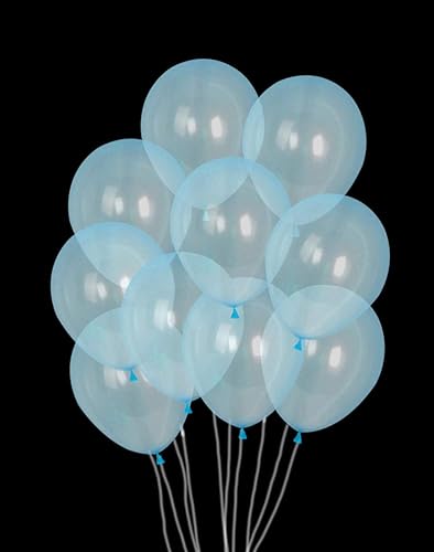 Miniatura 3 de 100 globos transparentes de cristal pastel, globo de látex transparente de 12 pulgadas de grosor para boda, cumpleaños, baby shower, decoración de