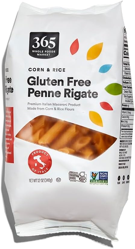 365 by Whole Foods Market, Corn & Rice Penne Rigate, 12 Ounce