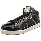 [タルテックス] 安全靴 作業靴 AZ51633 セーフティシューズ ミドルカット 鋼製先芯 3E ブラック 25.0 cm