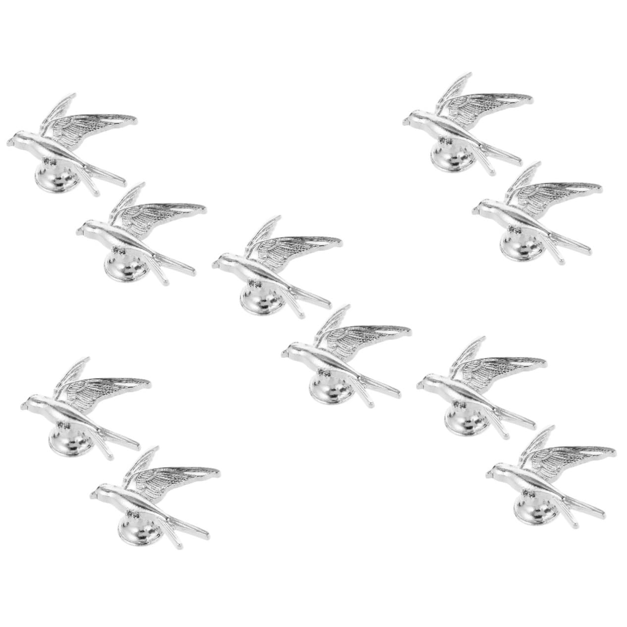WOONEKY 10stücke Dekorative Schubladenknöpfe Design Eines Fliegenden Vogels Für Küchenschränke Und Möbel Einfache Installation Eleganter Look