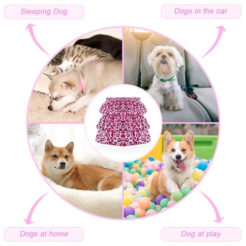 Image of Cathy Doll 3 Pack Premium Reusable Washable Dog Diapers for Female Dogs in Heat Period Incontinence Puppy Training Highly Absorbent Leak-Proof Durable Pink (XL)