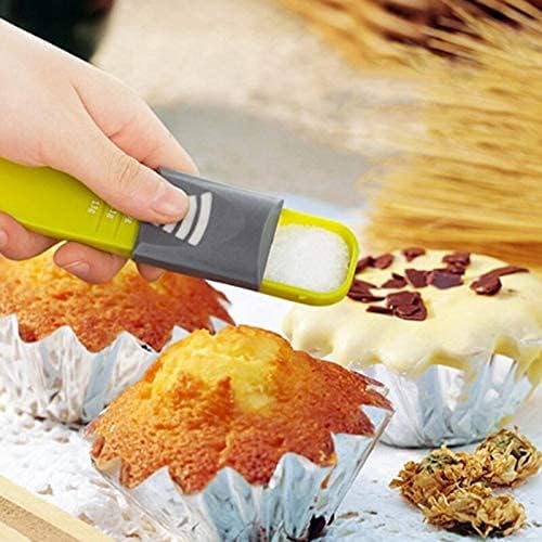 1pcs Adjustable Measure Cup Double Head Eight Scale Measuring Spoons Coffee Powder Spoon Baking Tool Kitchen Accessories Office Portable