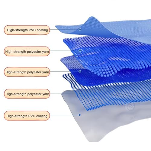 Bassin pliable 1x1m pour carpes koï, aquarium de jardin léger et robuste en toile avec tuyaux