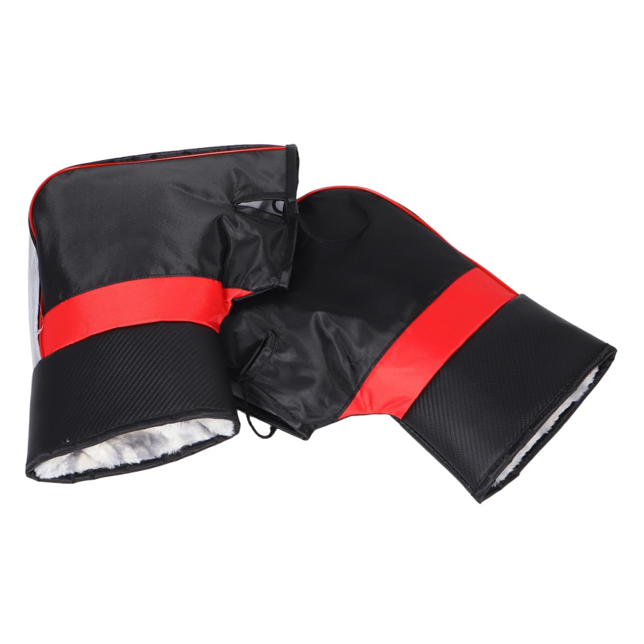 OUNONA Guanti da Moto Invernali Antivento e Impermeabili Spessi e Caldi per Scooter Design Spesso per Mantenere le Mani Calde in Inverno Adattabili Vari Modelli di Moto Elettrica