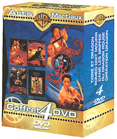 Coffret arts martiaux 4 DVD : Tigre & Dragon / Roméo doit mourir / Dans les griffes du dragon rouge / Opération dragon