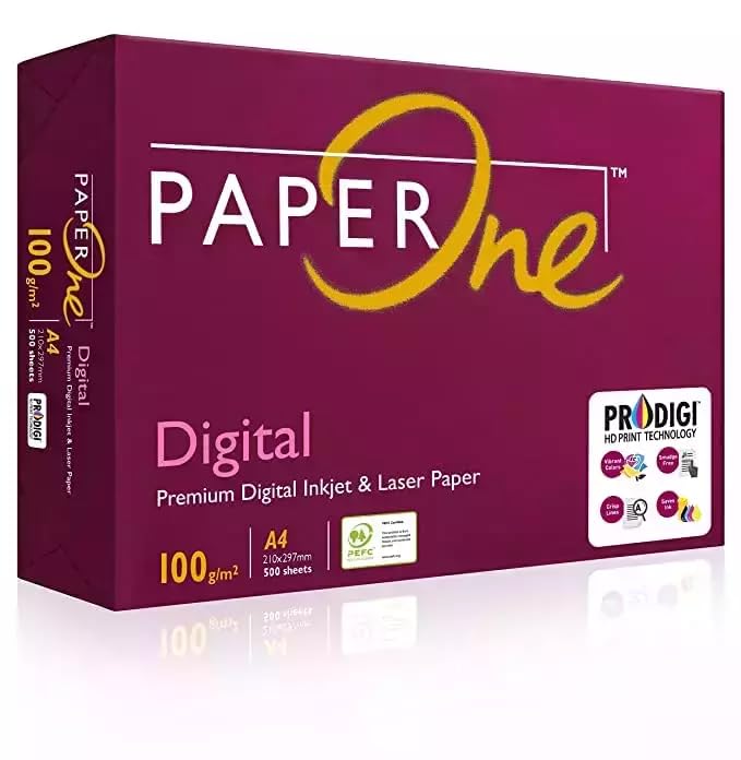 Image of inchPaper One A4 Size Copier Paper 100 GSM - 500 Sheets Per Ream High Brightness, Thick Multipurpose Printing, Jam-Free, Acid-Free - Office, School, Home - Compatible for Laser, Inkjet, Copier, Fax