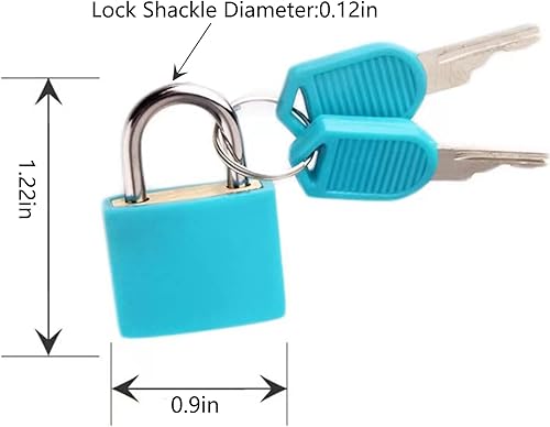 Miniatura 8 de Candado de bronce de estilo antiguo vintage de 3 piezas, pequeño candado de metal estilo arcaize, con llave para caja de joyería, caja de