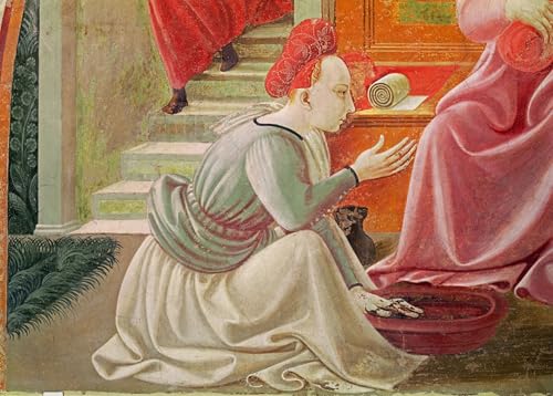 Tableaux Graffiti Art Mural pour salon moderne peinture de la Vierge par Paolo Uccello