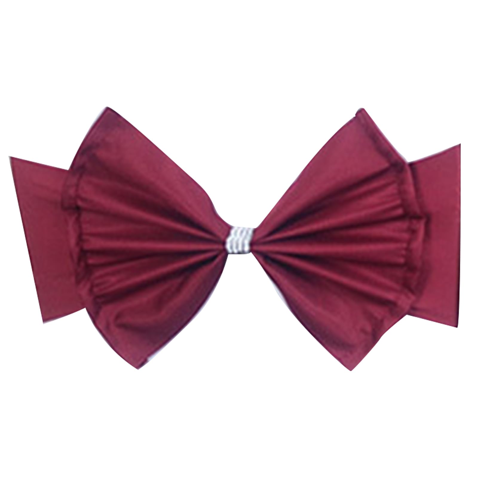 Nucelit Chair Bows Ties Chair Wraps for Weddings Celebration and Family Gatherings in Optional Color Sash 1PC Band