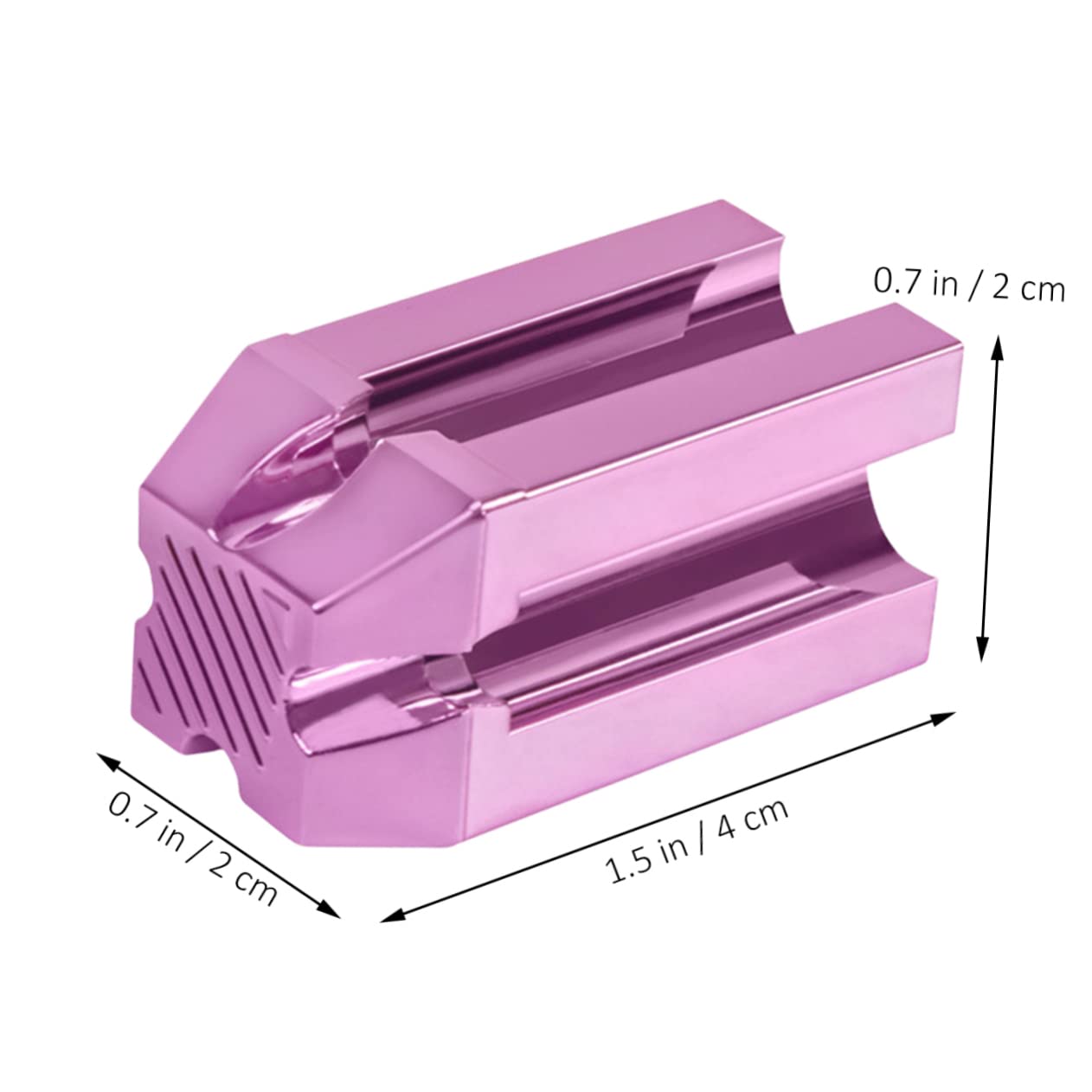 LIFKOME Eyebrow Pencil Sharpening Tool Flat Tip Pencil Sharpen Slot for Makeup Supplies Durable Assistant for Eyebrow Lip Liner and Eyeliner Pencils Easy to Use and Carry