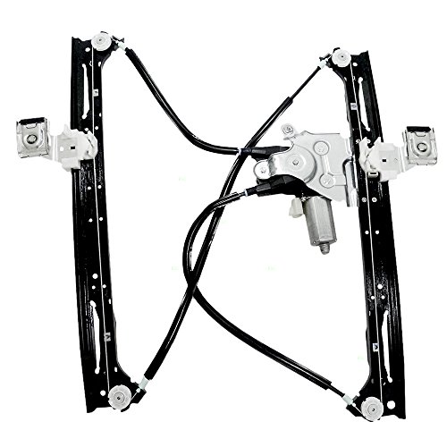 AutoandArt Replacement Passenger Front Power Window Regulator with Lift Motor Assembly Compatible with 2002-2009 Envoy Trailblazer 88980704