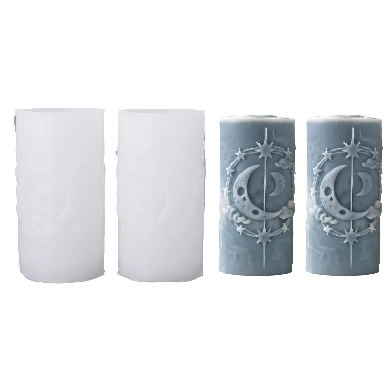 Msioytog Premium Flexible Silicone Column Flame Cast for Effortless Demolding Heat Immune Plan Ensures Outstanding Designs Four Thousand Home Crafting Undertakings Not Deadly Flame Cast