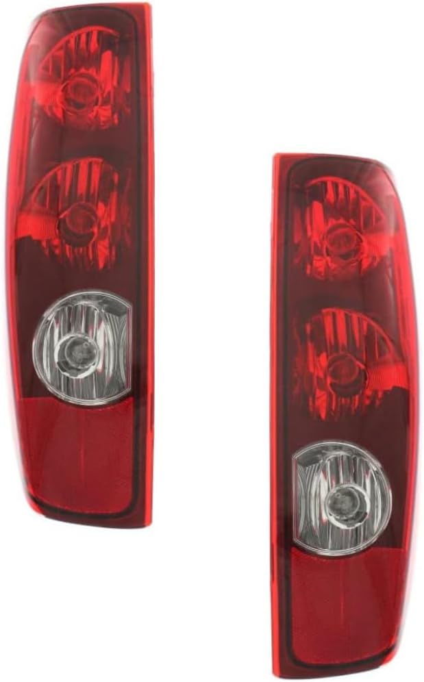 For 2004-2012 Chevy Colorado Pair Rear Tail Lights Driver and Passenger Side Assembly Unit GM2800164 GM2801164 | 25821848 25821849