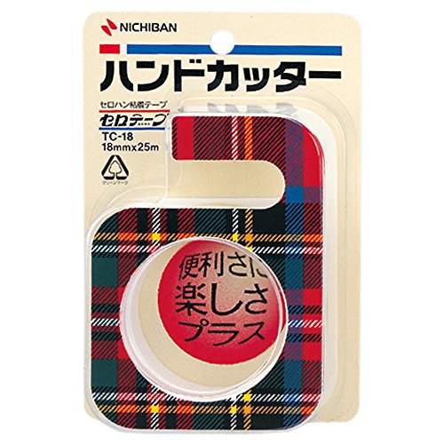 Scotch Nichiban Shinji TC-18 plaid rouleau adhésif 18mm x 25m import Japon