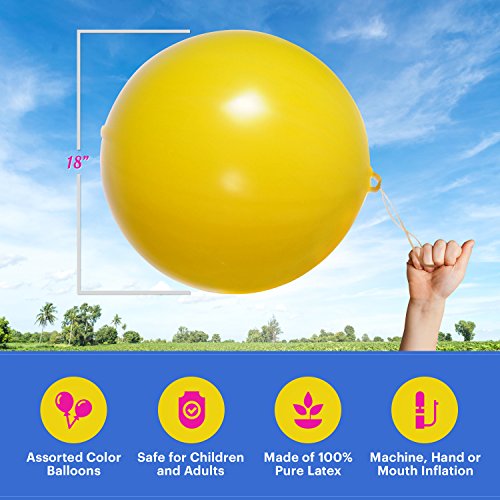 THE TWIDDLERS 50 XL Party Punch Ballonnen (46cm) voor Kinderfeestjes, Verjaardagen & Bruiloften - Spelletjes voor… - Image 4