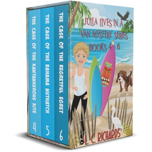 Julia Lives in a Van Cozy Mystery Box Set Books 4-6 Audiolibro Por L. C. Richards arte de portada