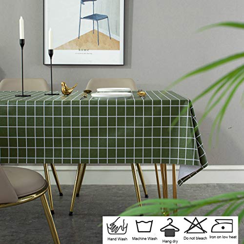 Mantel rectangular de PVC para picnic impermeable de mesa lavable para jardin 5