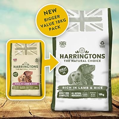 Harringtons Complete Dry Dog Food Lamb & Rice 18kg - Made with All Natural Ingredients