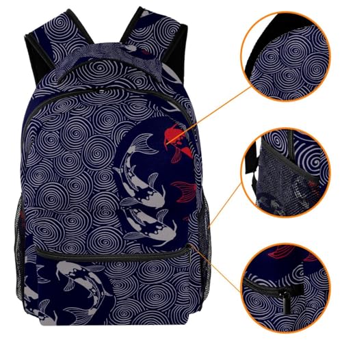 Sac de voyage décontracté carpes koï pour escapades et weekend