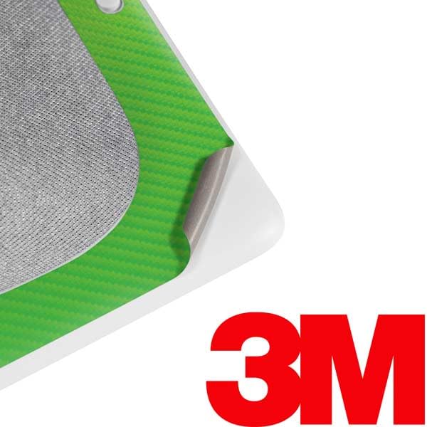 Skinit Decal Audio Skin Compatible with Google Home Hub - Green Carbon Fiber Specialty Texture Material Design