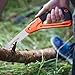 Folding Hand Saw 8 Inch with Safety Hand Guard, Heavy Duty Pruning Saw for Tree Trimming & Camping, High Carbon Steel Triple-Cut Razor Teeth for Wood, PVC, Bone, Survival Gear